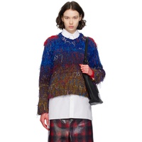 메종마르지엘라 Maison Margiela Multicolor V-Neck Sweater 241168F100005