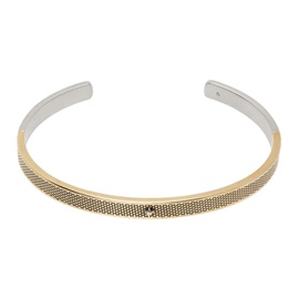 메종마르지엘라 Maison Margiela Silver & Gold Star Bracelet 241168M142000