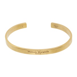 메종마르지엘라 Maison Margiela Gold Logo Bracelet 241168M142005