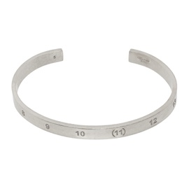 메종마르지엘라 Maison Margiela Silver Numerical Cuff Bracelet 241168M142010