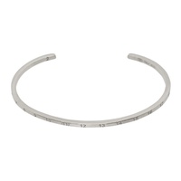 메종마르지엘라 Maison Margiela Silver Numerical Cuff Bracelet 241168M142014