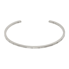 메종마르지엘라 Maison Margiela Silver Numerical Cuff Bracelet 241168M142014