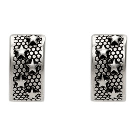 메종마르지엘라 Maison Margiela Silver Star Earrings 241168M144000