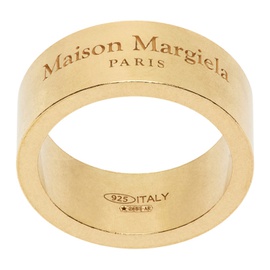 메종마르지엘라 Maison Margiela Gold Logo Ring 241168M147011