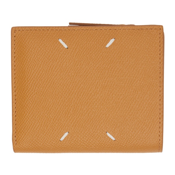메종마르지엘라 메종마르지엘라 Maison Margiela Orange Four Stitches Wallet 241168M164030