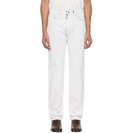 메종마르지엘라 Maison Margiela White 5-Pocket Jeans 241168M186010