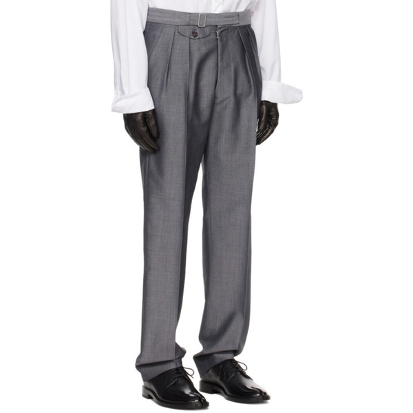 메종마르지엘라 메종마르지엘라 Maison Margiela Gray Pocket Trousers 241168M191008
