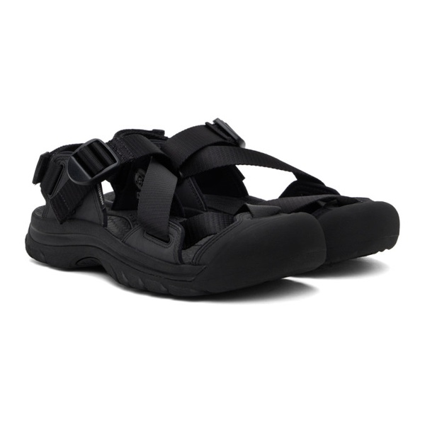 킨 KEEN Black Zerraport II Sandals 241168M234007