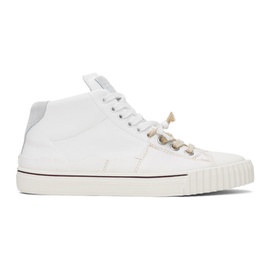 메종마르지엘라 Maison Margiela White New Evolution Sneakers 241168M236007