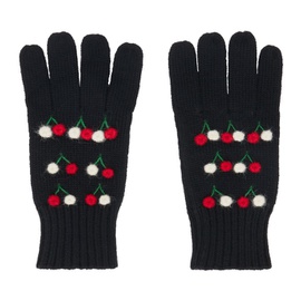보디 Bode Black Poppy Gloves 241169F012001