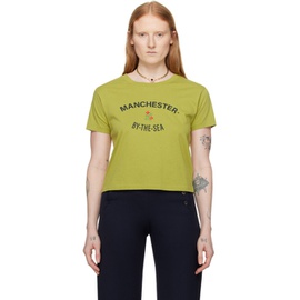 보디 Bode Green Manchester T-Shirt 241169F064004