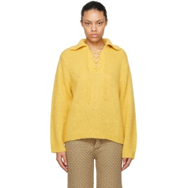 보디 Bode Yellow Alpine Sweater 241169F100000