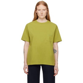 Green 보디 Bode Embroidered T-Shirt 241169F110005