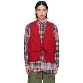 엔지니어드가먼츠 Engineered Garments Red Flap Pocket Vest 241175M185016