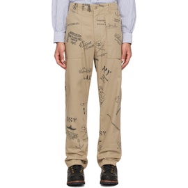 엔지니어드가먼츠 Engineered Garments Khaki Fatigue Trousers 241175M191018
