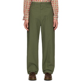 엔지니어드가먼츠 Engineered Garments Khaki Officer Trousers 241175M191024