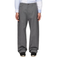 엔지니어드가먼츠 Engineered Garments Gray Officer Trousers 241175M191027
