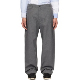 엔지니어드가먼츠 Engineered Garments Gray Officer Trousers 241175M191027