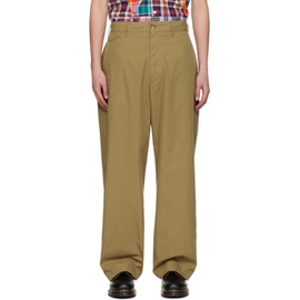 엔지니어드가먼츠 Engineered Garments Khaki Officer Trousers 241175M191031