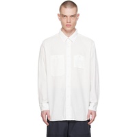 엔지니어드가먼츠 Engineered Garments White Work Shirt 241175M192013