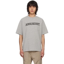 엔지니어드가먼츠 Engineered Garments Gray Absurdist T-Shirt 241175M213000