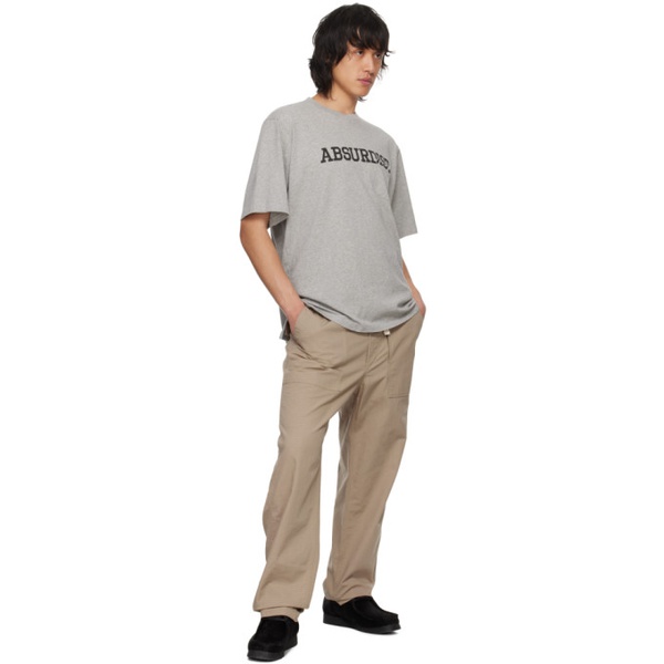  엔지니어드가먼츠 Engineered Garments Gray Absurdist T-Shirt 241175M213000