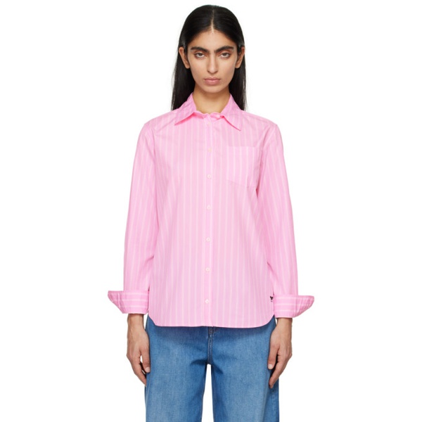 막스마라 Weekend 맥스마라 Max Mara Pink Bahamas Shirt 241183F109002