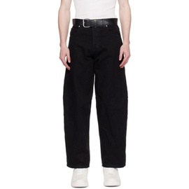 알렉산더 왕 Alexander Wang Black Belted Jeans 241187M186001