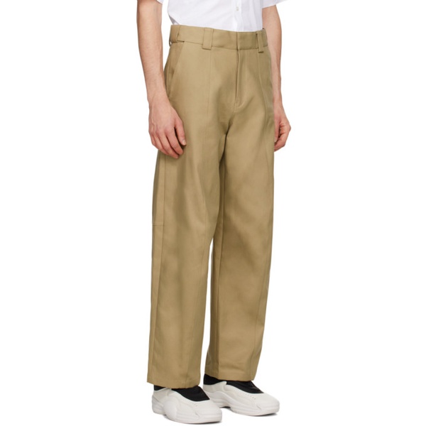 알렉산더왕 알렉산더 왕 Alexander Wang Beige Tailored Trousers 241187M191001