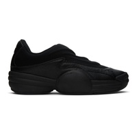 알렉산더 왕 Alexander Wang Black AW Hoop Slip-On Sneakers 241187M237001
