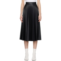 MM6 메종 마르지엘라 MM6 메종마르지엘라 Maison Margiela Black Pleated Midi Skirt 241188F092009