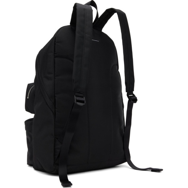  MM6 메종 마르지엘라 MM6 메종마르지엘라 Maison Margiela Black Three-Pocket Cordura Backpack 241188M166003