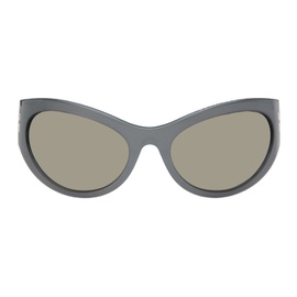 마크 제이콥스 Marc Jacobs Gray The Icon Wrapped Sunglasses 241190F005005