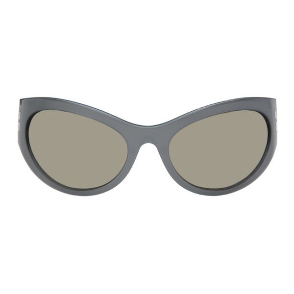 마크제이콥스 마크 제이콥스 Marc Jacobs Gray The Icon Wrapped Sunglasses 241190F005005