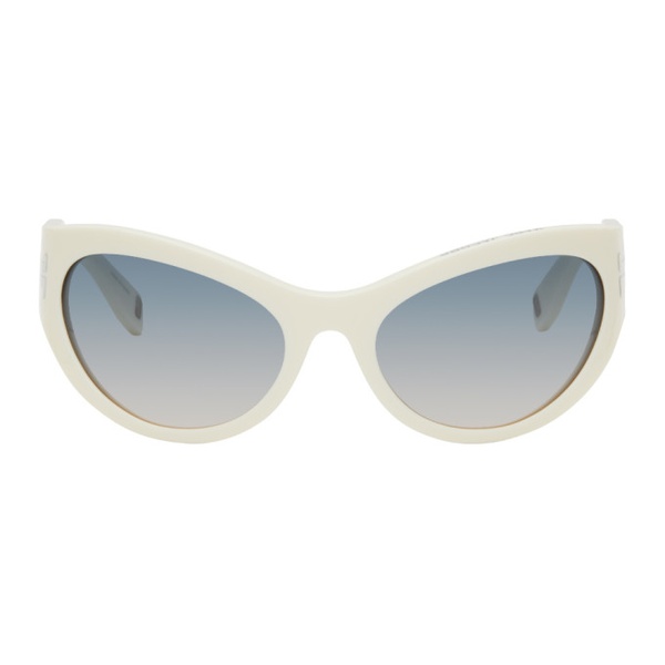 마크제이콥스 마크 제이콥스 Marc Jacobs White The Icon Wrapped Sunglasses 241190F005006