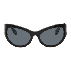 마크 제이콥스 Marc Jacobs Black The Icon Wrapped Sunglasses 241190F005007