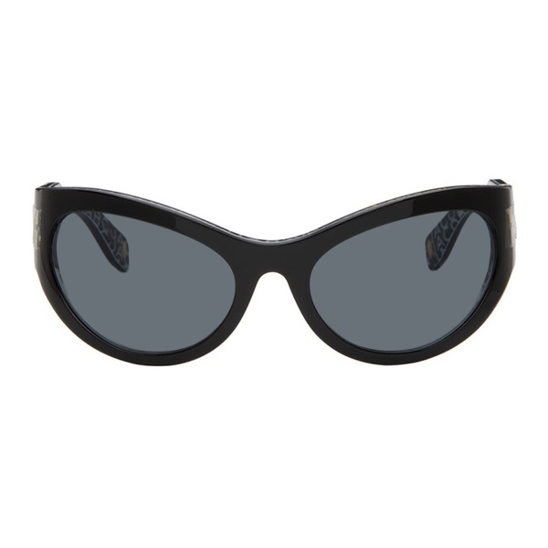 마크제이콥스 마크 제이콥스 Marc Jacobs Black The Icon Wrapped Sunglasses 241190F005007