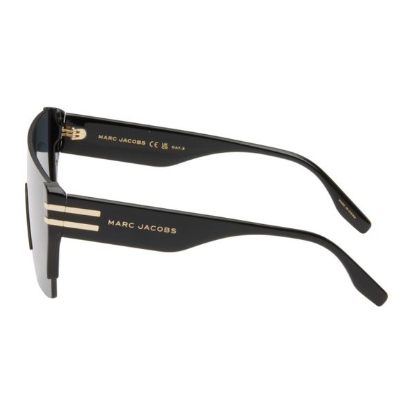 마크제이콥스 마크 제이콥스 Marc Jacobs Black Shield Sunglasses 241190F005014