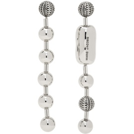 마크 제이콥스 Marc Jacobs Silver The Monogram Ball Chain Earrings 241190F022001