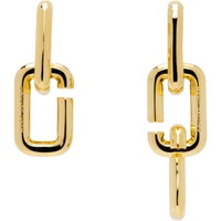 마크 제이콥스 Marc Jacobs Gold The J Marc Chain Link Earrings 241190F022015