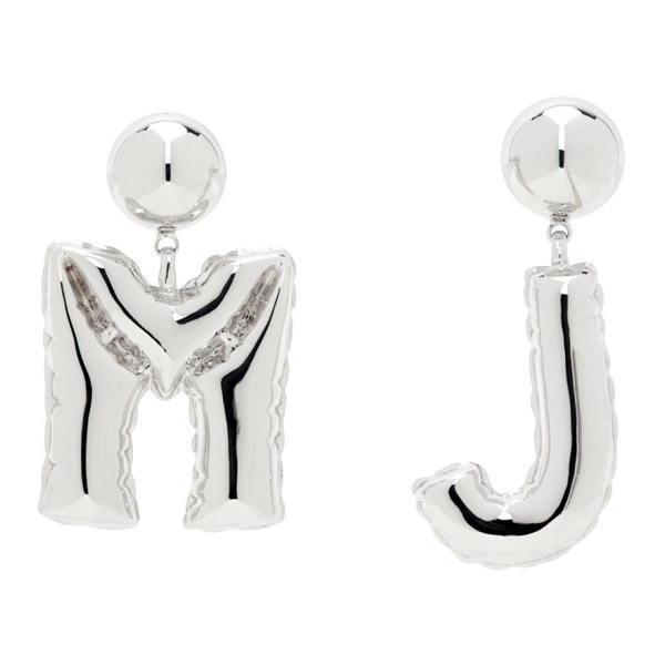 마크제이콥스 마크 제이콥스 Marc Jacobs Silver The MJ Balloon Earrings 241190F022020