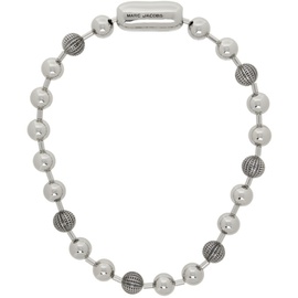 마크 제이콥스 Marc Jacobs Silver Monogram Ball Chain Necklace 241190F023001