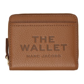 마크 제이콥스 Marc Jacobs Brown The Leather Mini Compact Wallet 241190F040010