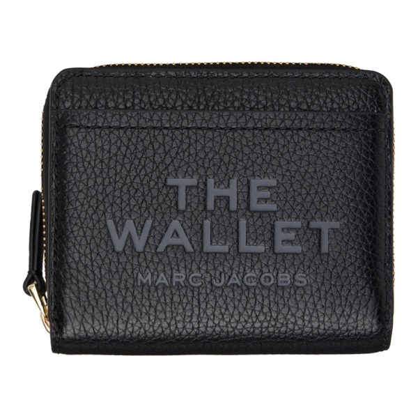 마크제이콥스 마크 제이콥스 Marc Jacobs Black The Leather Mini Compact Wallet 241190F040012