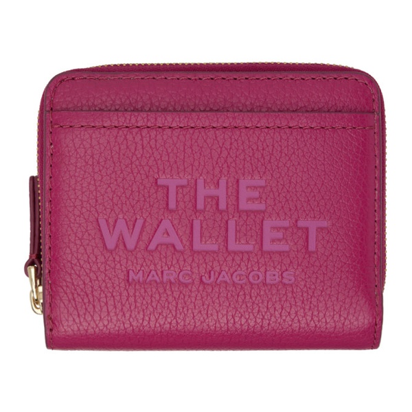 마크제이콥스 마크 제이콥스 Marc Jacobs Pink The Leather Mini Compact Wallet 241190F040016