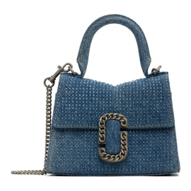 마크 제이콥스 Marc Jacobs Blue The St. Marc Mini Denim Top Handle Bag 241190F046021