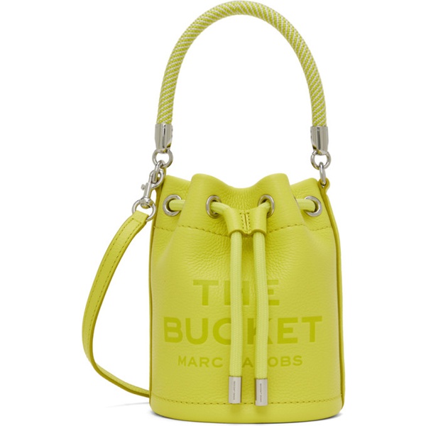 마크제이콥스 마크 제이콥스 Marc Jacobs Yellow The Leather Mini Bucket Bag 241190F048009