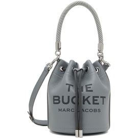 마크 제이콥스 Marc Jacobs Gray The Leather Bucket Bag 241190F048052