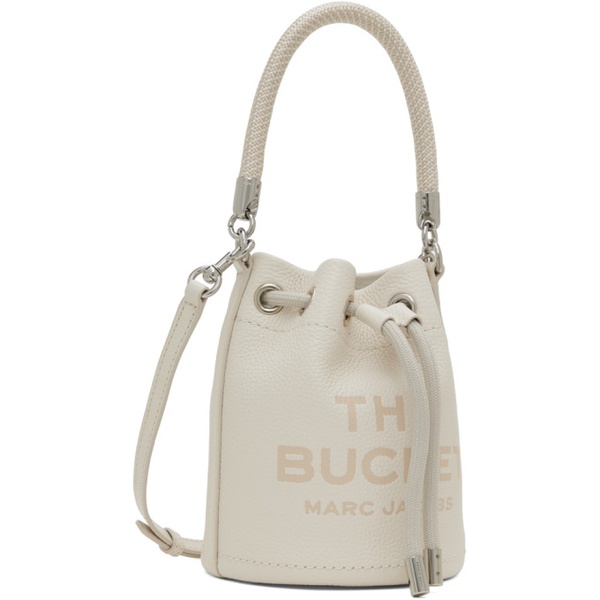 마크제이콥스 마크 제이콥스 Marc Jacobs White The Leather Mini Bucket Bag 241190F048067