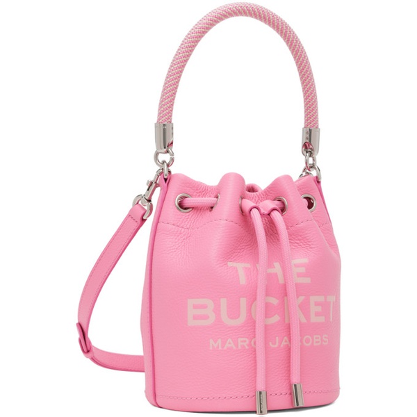 마크제이콥스 마크 제이콥스 Marc Jacobs Pink The Leather Bucket Bag 241190F048099